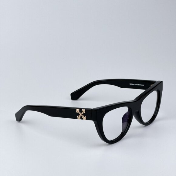 Off-White STYLE 4 AF 11000 BRAND NEW Eyeglasses Black Blue Block Unisex Cat Eye - Picture 5 of 10